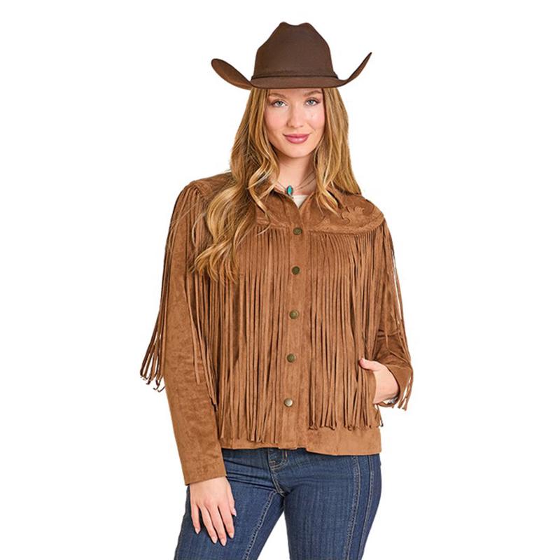 Powder River Fringe Suede Jacket