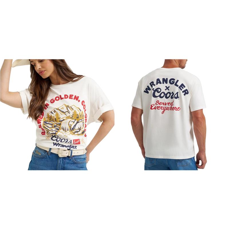 Wrangler Unisex X Coors Brewed Mountain Tee