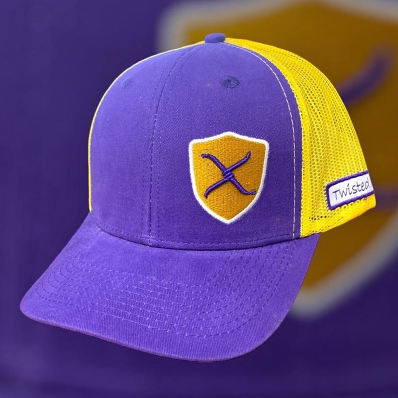 Twisted X Purple & Yellow Cap