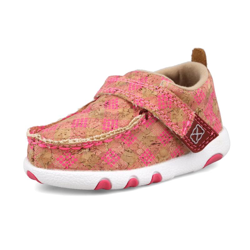 Twisted X Pink Cork Baby Shoes