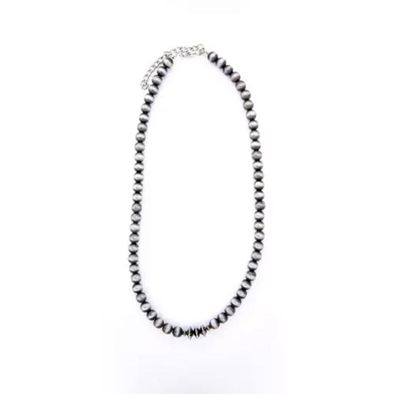 West & Co. Navajo Pearl/Disc Necklace