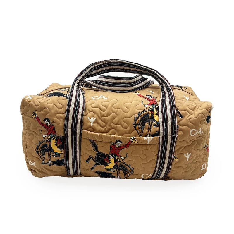 Women's Lazy J Gold Weekender Duffle Bag