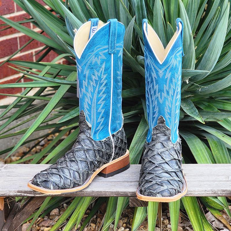 Anderson Bean Men's Rustic Grey Big Bass Boots