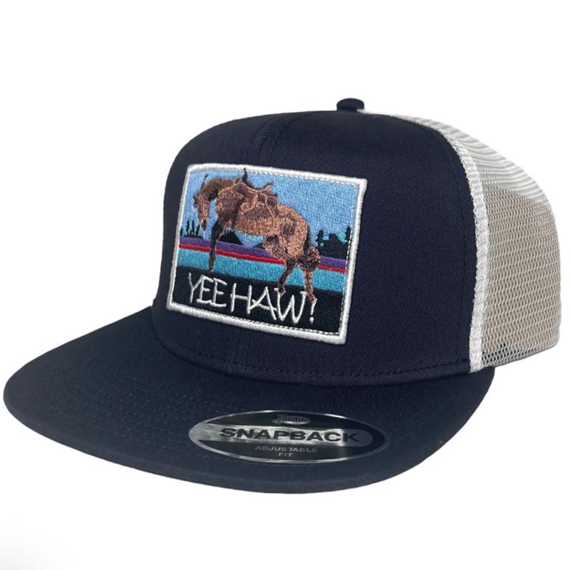 Justin Navy YeeHaw Cap