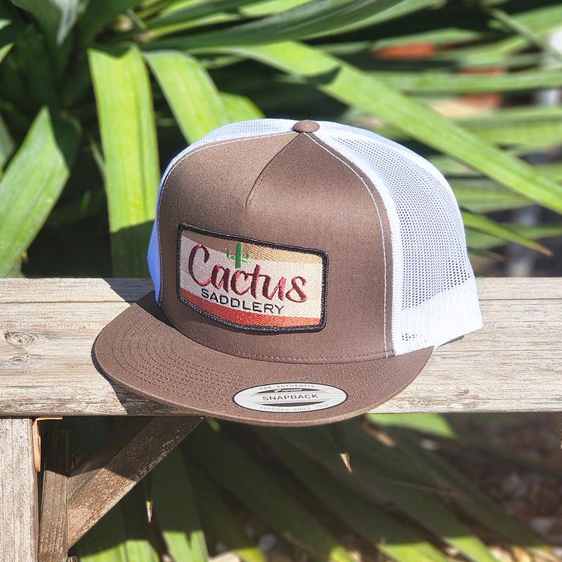 Red Dirt Cactus Saddlery Brown Cap