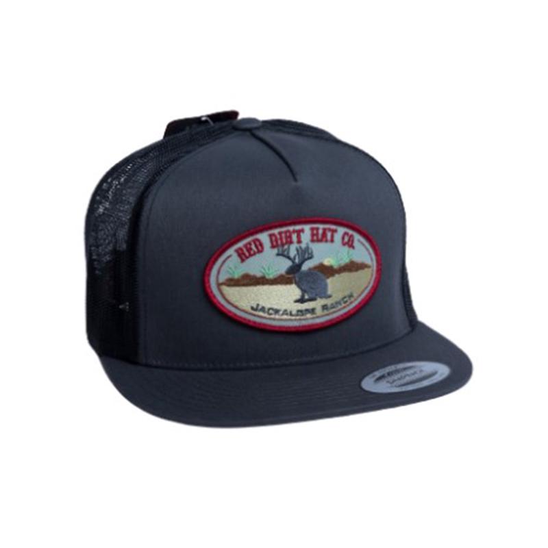 Red Dirt Hat Co. Jackalope Charcoal Cap
