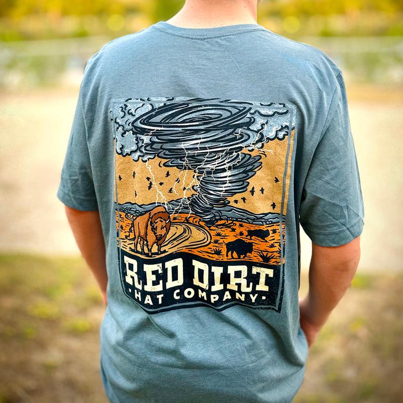 Red Dirt Hat Co Slate Pecos Tee