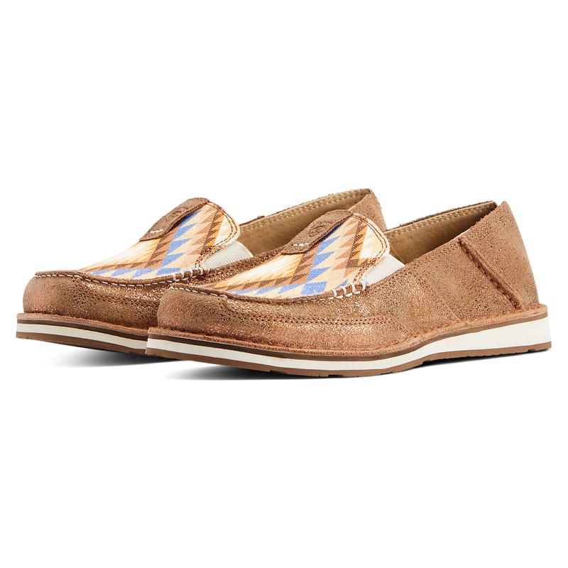 Ariat Women's Metallic Bronze Aztec Blanket Cruiser