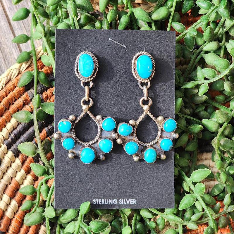 " Daria " Turquoise Earrings