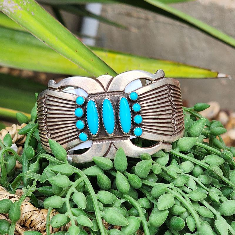 " Fiona " Martinez Turquoise Cuff