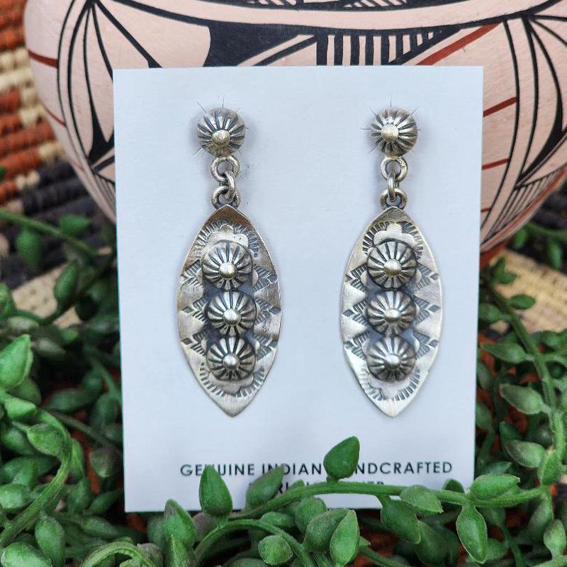 " Harra " Silver Dangles