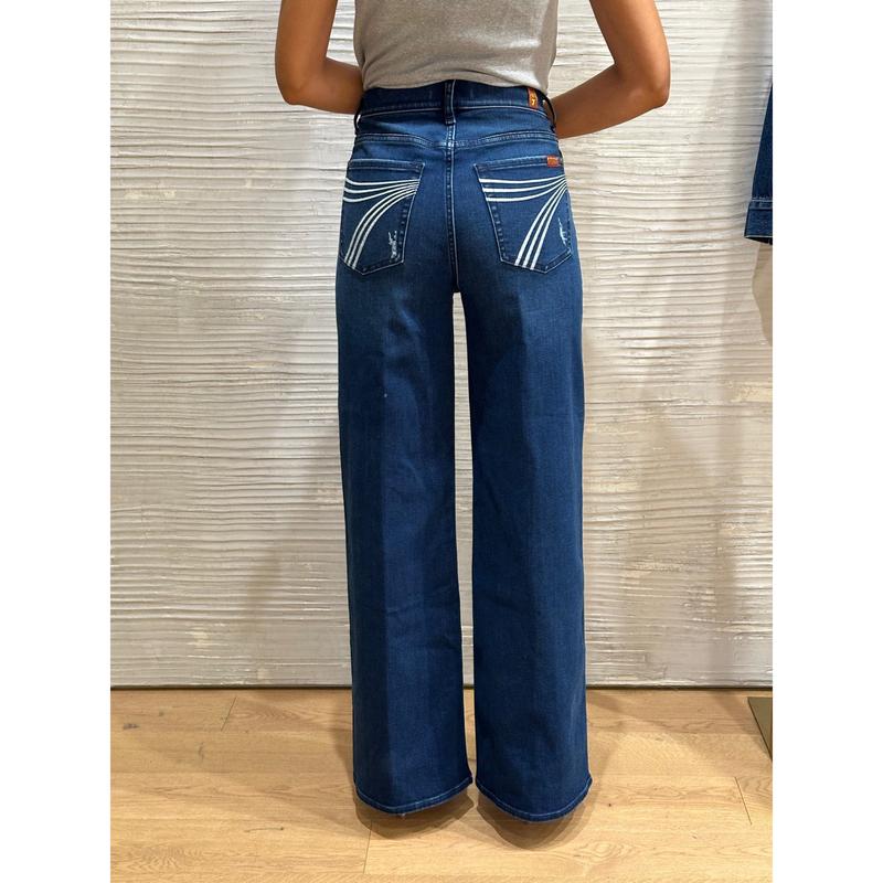 7 For All Mankind Women's Ultra High Rise Dojo Jean