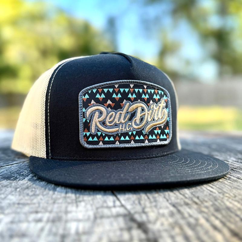 Red Dirt Khaki & Black Gambler Cap