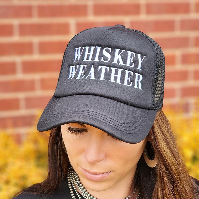 Black Whiskey Weather Cap