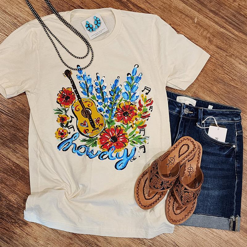 Callie's Blue Bonnet Tee