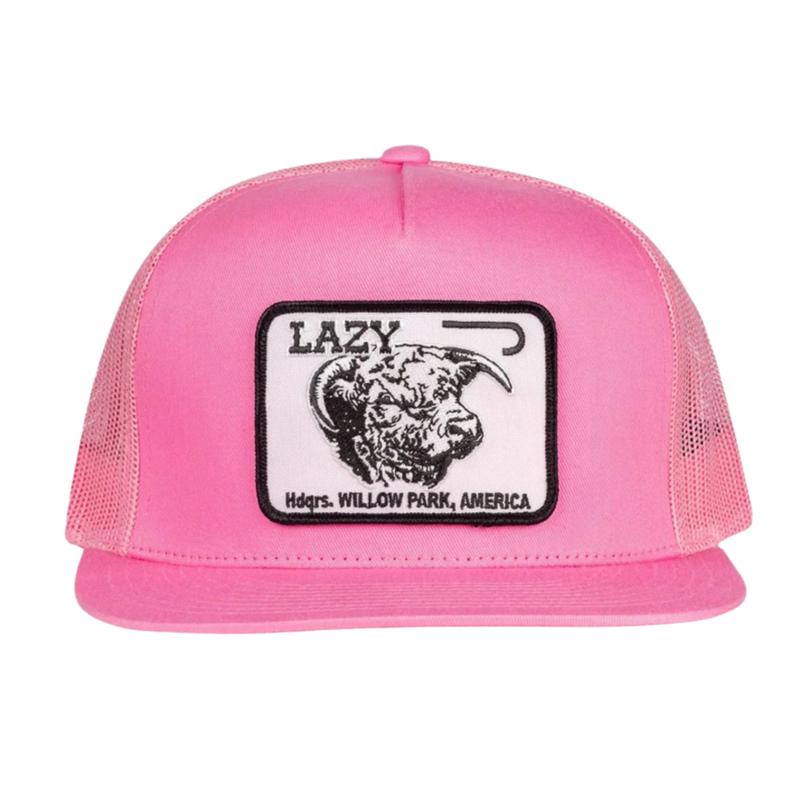 Lazy J Pink Willow Cattle Headquarters Hat