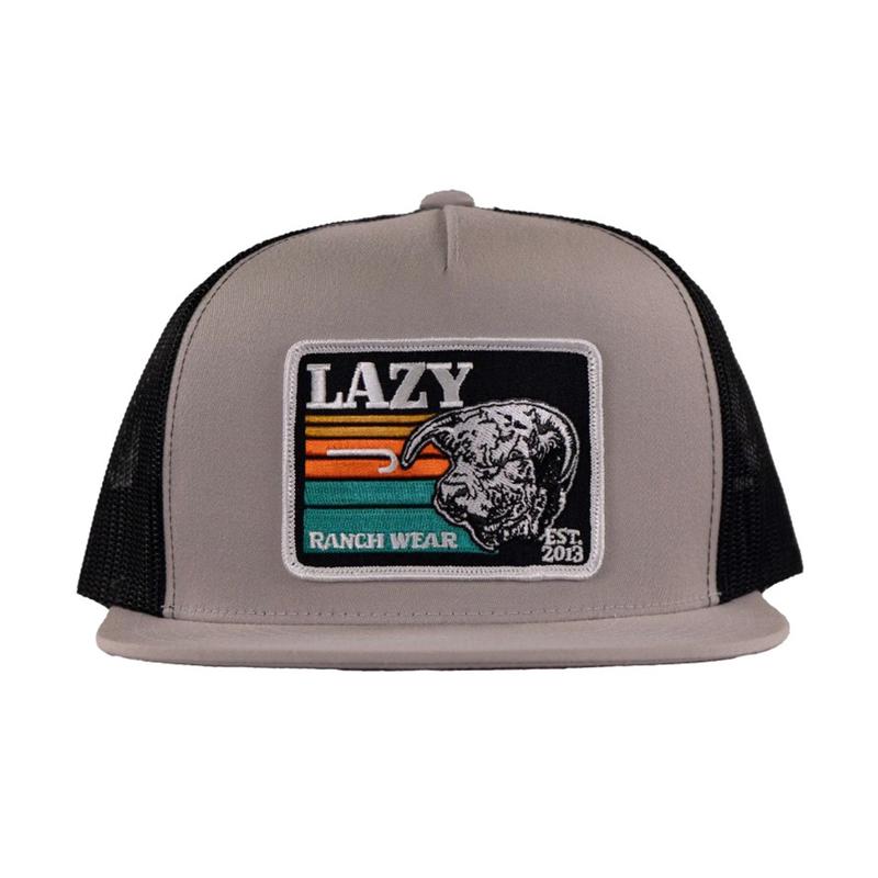 Lazy J Silver & Black Dusk Sunset Cap