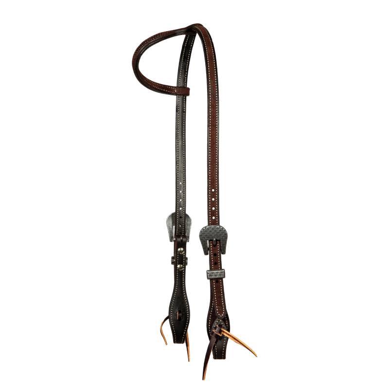 Professional Choice Chocolate Roughout One-Ear Headstall