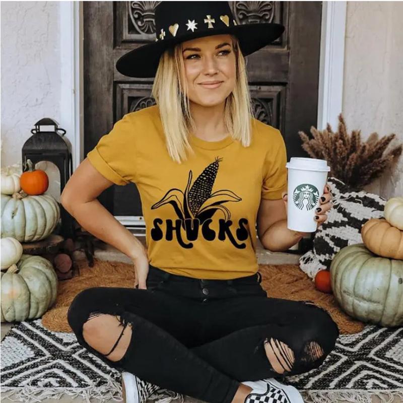 Women's Yellow Shucks Tee