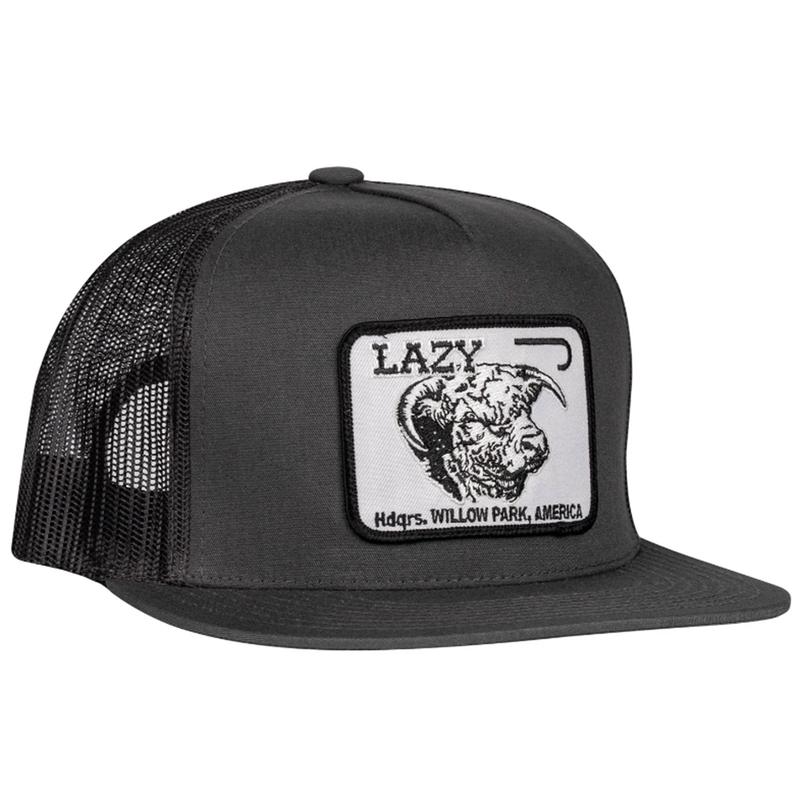 Lazy J Dark Grey Willow Cattle Headquarters Cap