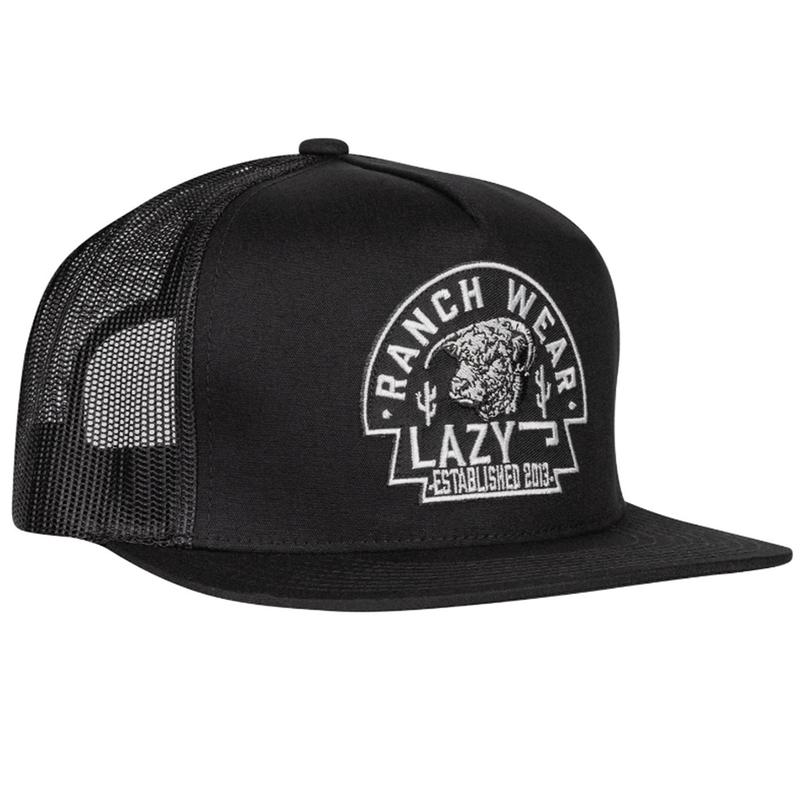 Lazy J Ranch Black Arrowhead Cap