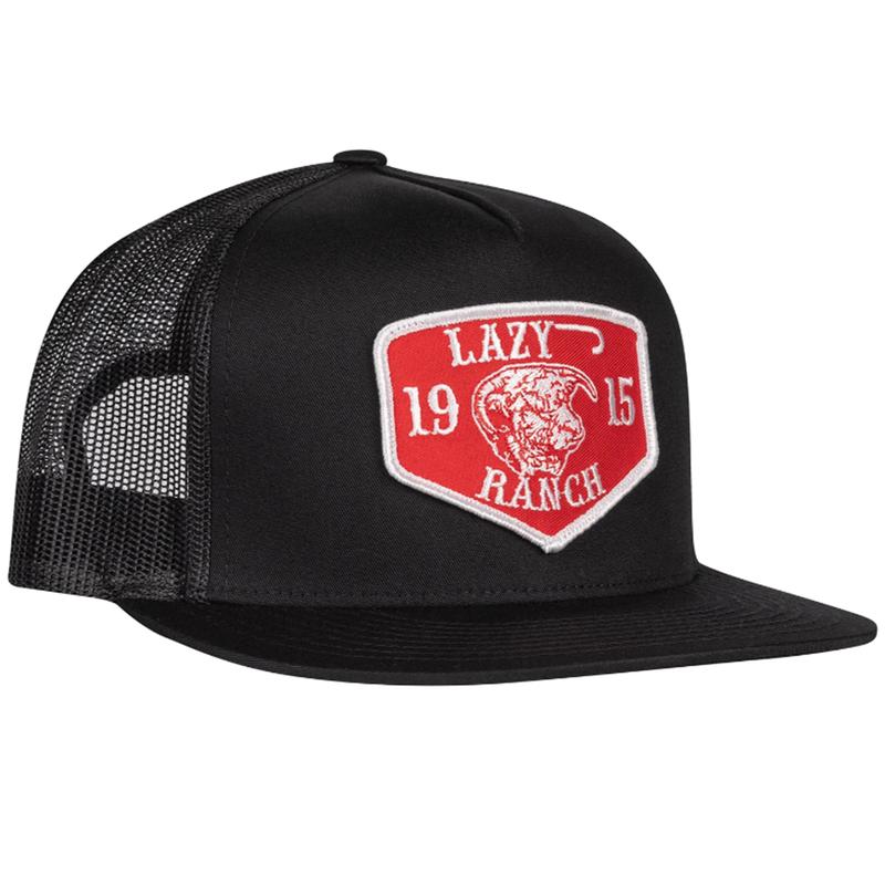 Lazy J Ranch Black & Red Ranch Classic Cap