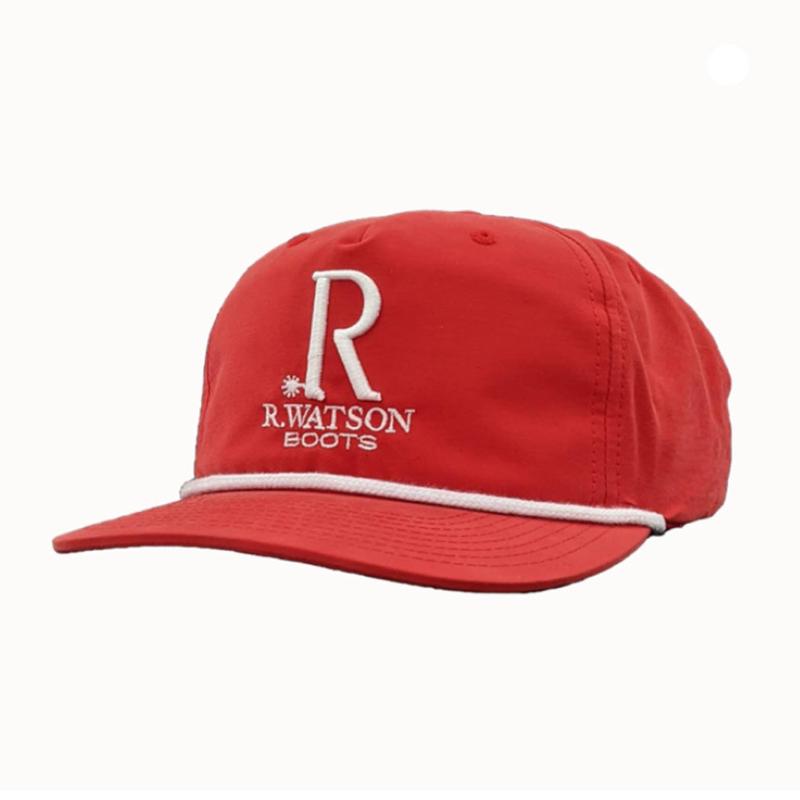 R. Watson Boots Rope Cap Red