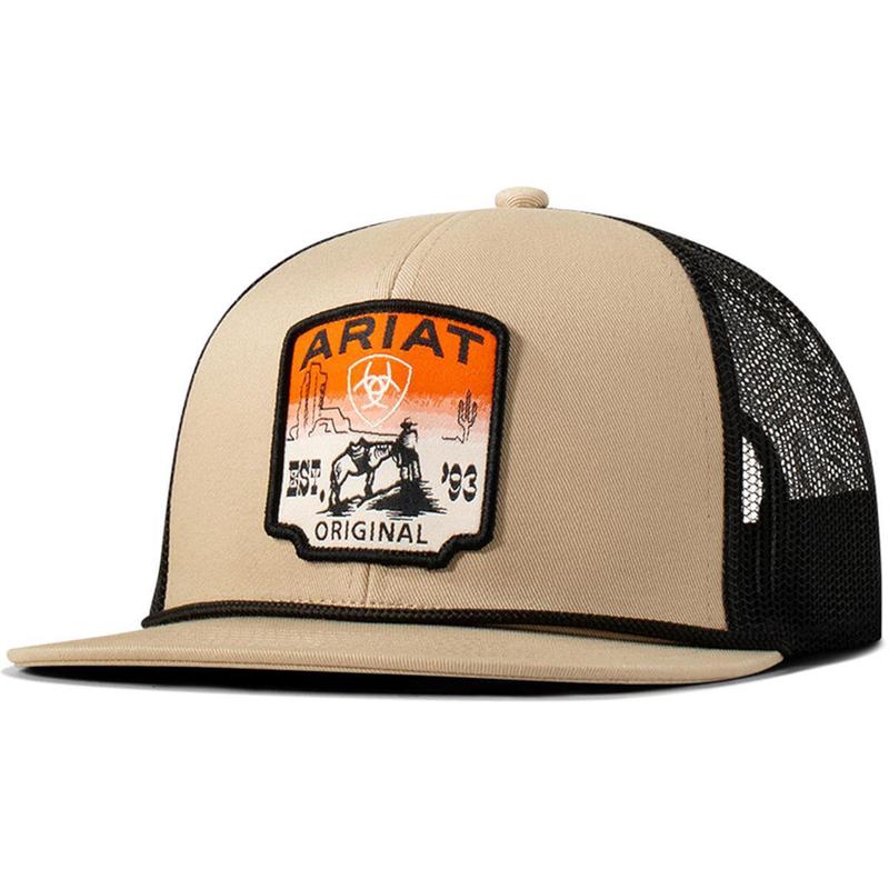 Ariat Khaki Desert Patch Cap