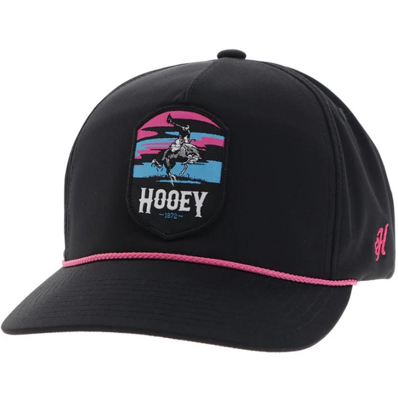 Hooey Cheyenne Black Cap with Patch