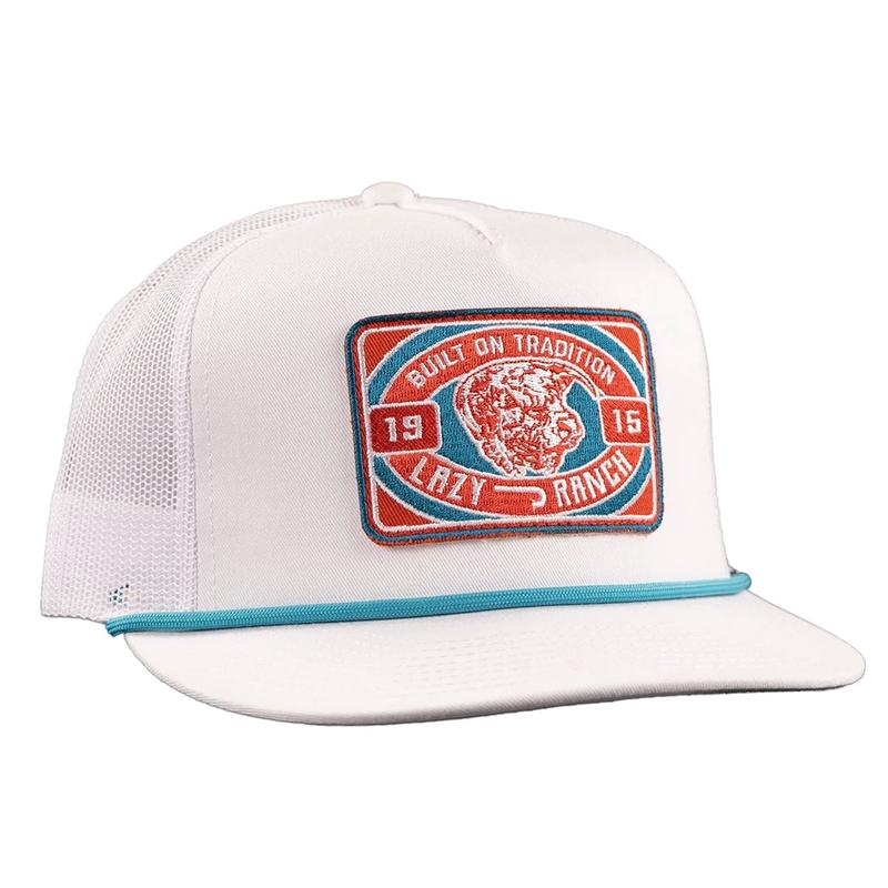 Lazy J Ranch White Round Pen Cap