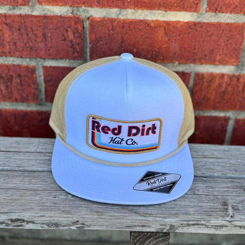 Red Dirt White & Khaki Neon Cowboy Cap