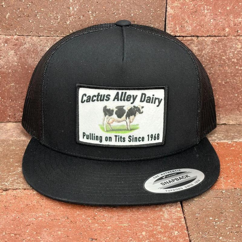 Cactus Alley Black Mesh "Dairy" Cap