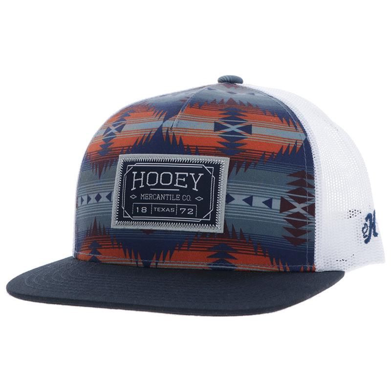 Hooey "Doc" Navy & Grey Orange Trucker Cap