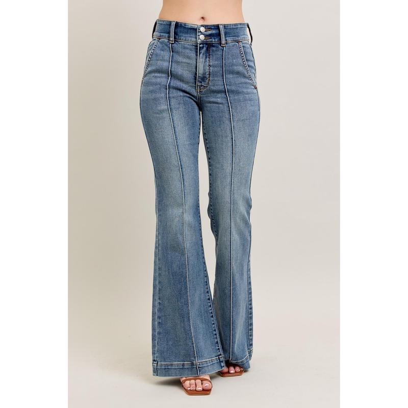 Judy Blue Women's High Waist Front Seam Trouser