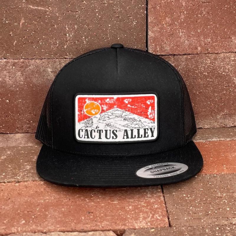 Cactus Alley Black "Red Sky" Cap