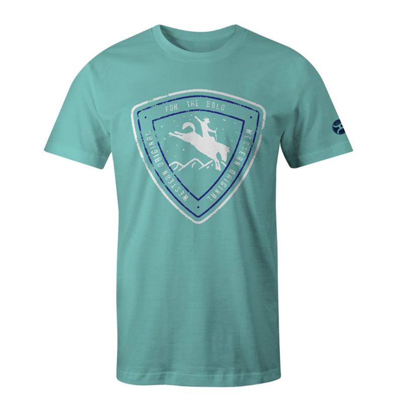 Hooey "Summit" Turquoise Logo T-shirt