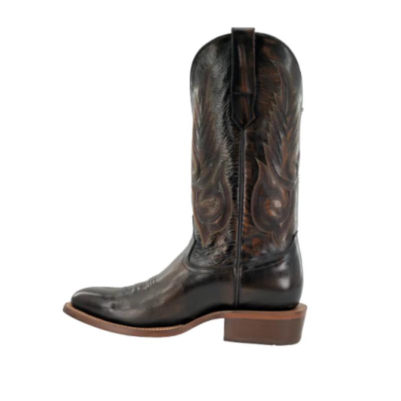 R. Watson Men's Brown Brushoff Cowhide Round Toe Boot