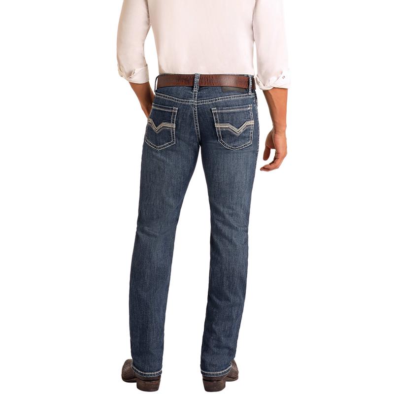 Rock & Roll Men's Slim Straight Leg Jean