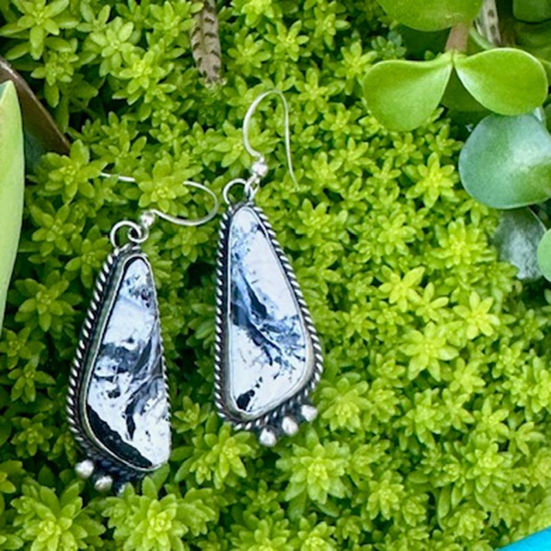 "Ailsa" White Buffalo Earrings