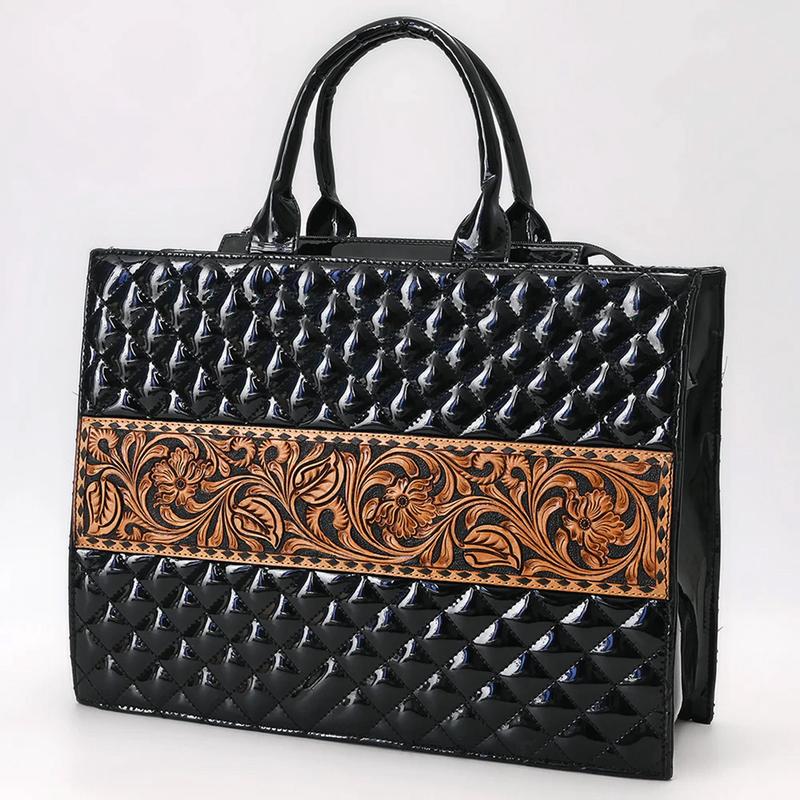 American Darling Hand Tooled Genuine Leather Tote