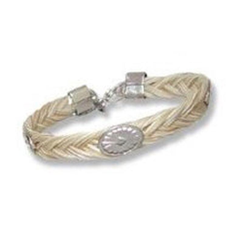 Horse Hair Concho Bracelet