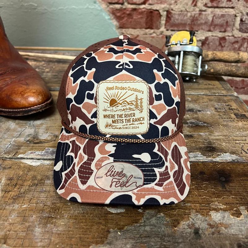 Reel Rodeo Outdoors Camo River Ranch Cap