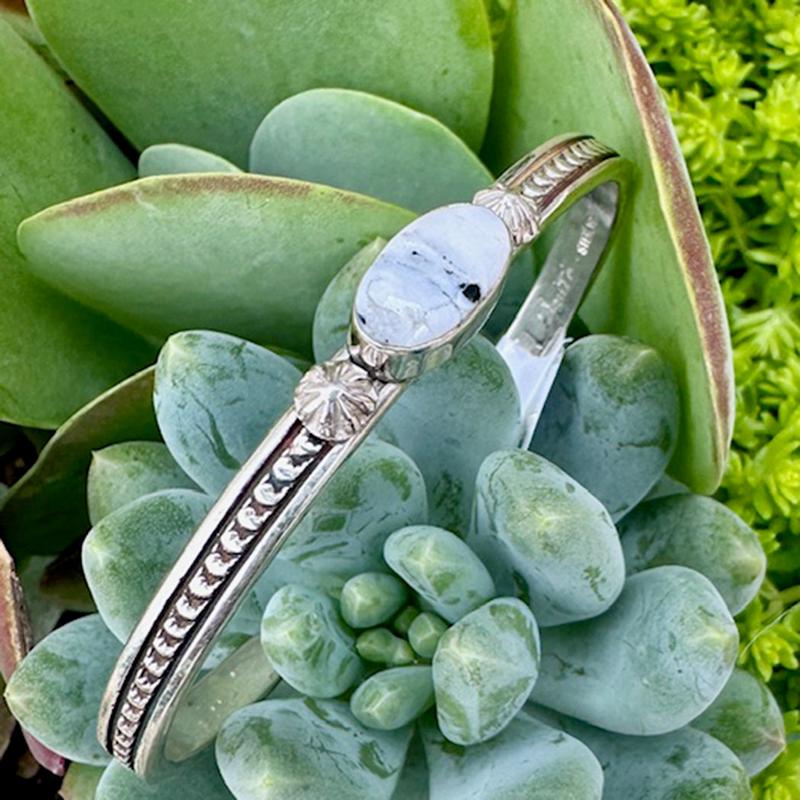 "Bianca" Dainty White Buffalo Cuff