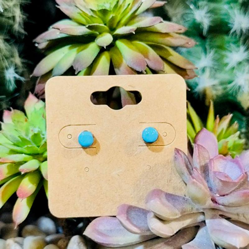 "Bree" Solid Kingman Round Stud