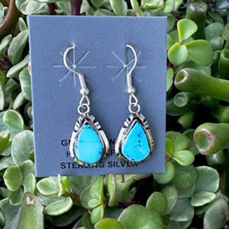 "Cee" Kingman Teardrop dangle