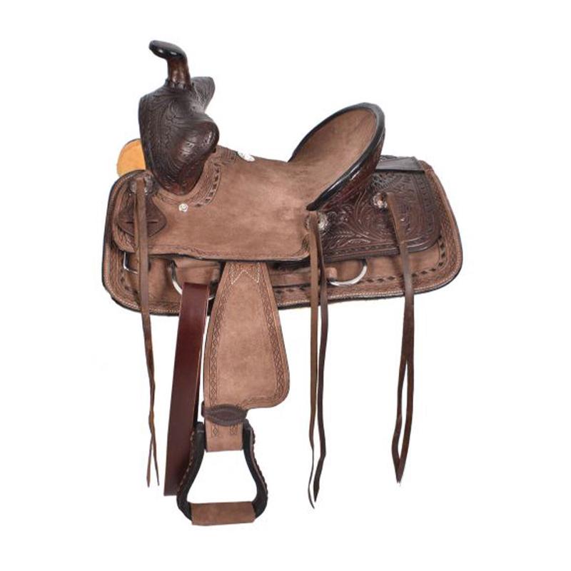 Double T Youth 10" Hard Seat Bear Trap Style Saddle
