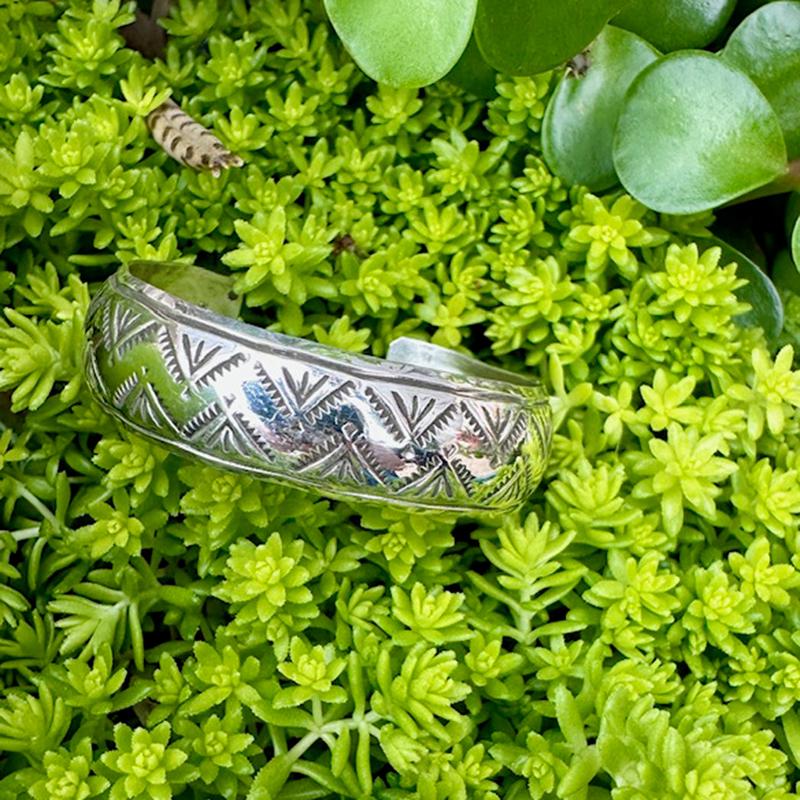 Nova Sterling Silver Tepee Baby Cuff