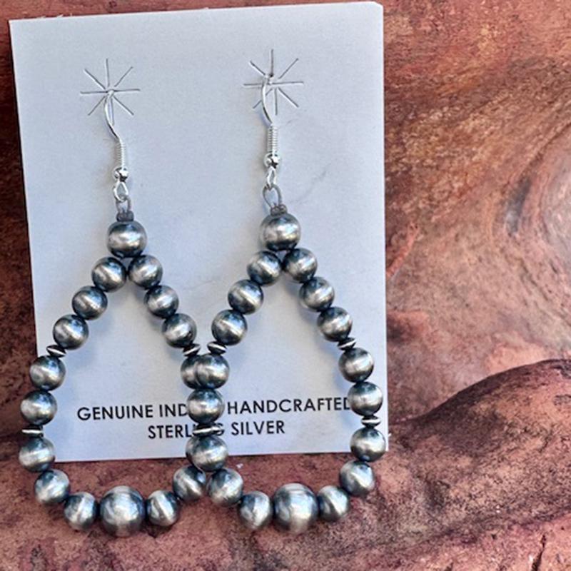 "Reva" Sterling Silver Pearl Earrings