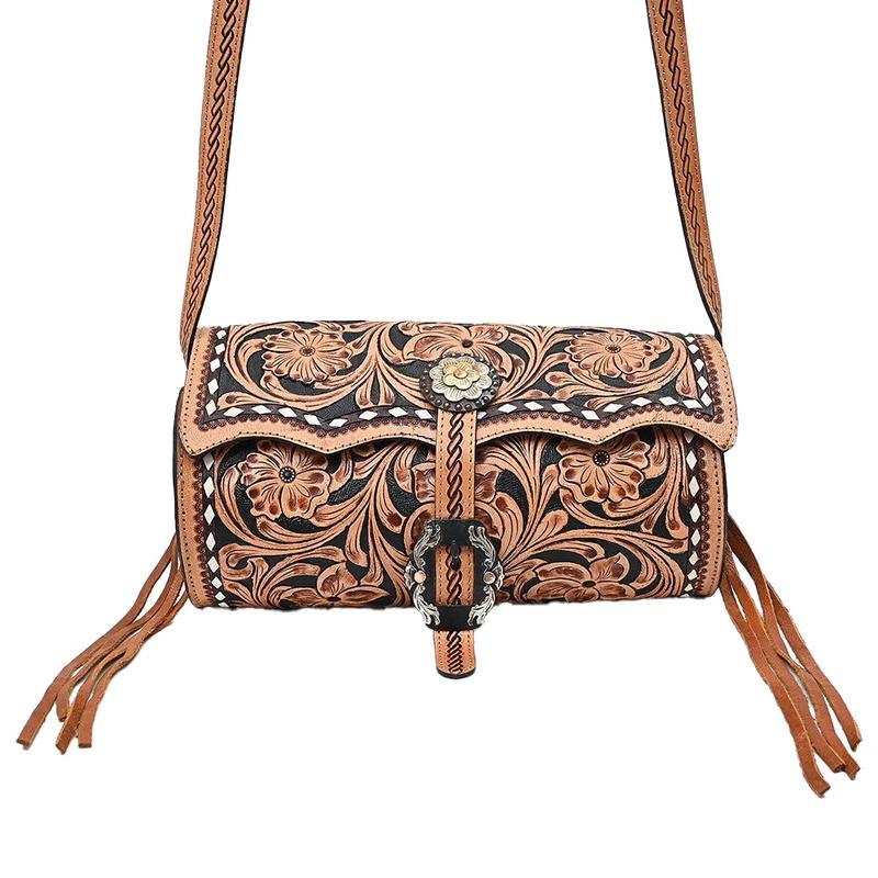 American Darling Tooled Barrel Bag