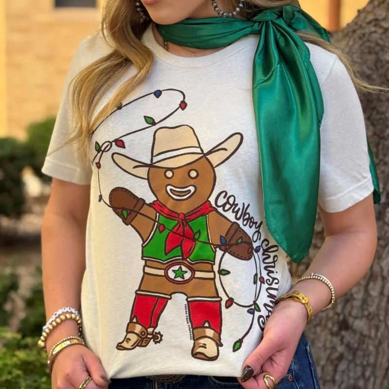 Gingerbread Cowboy Tee